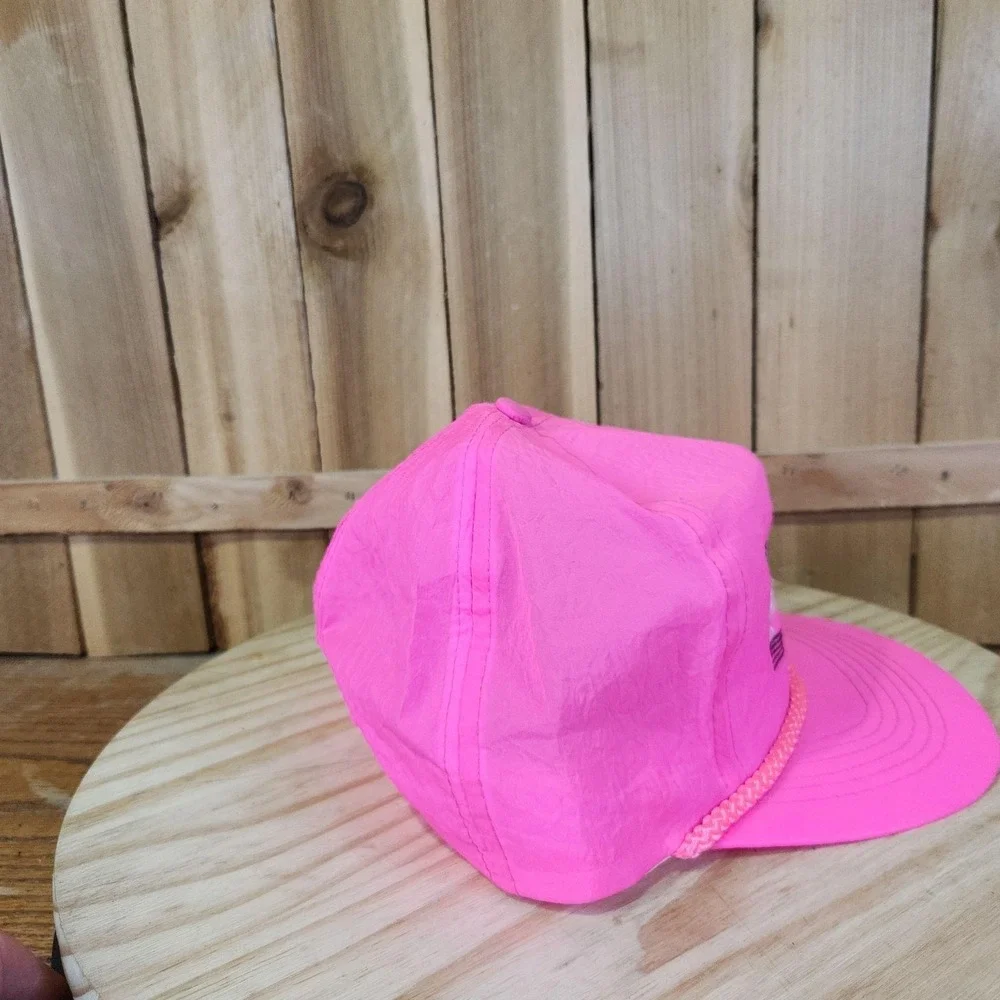 Vintage Pepsi Admiral Beverage Pink Snapback Hat Cap One Size Thailand Adult